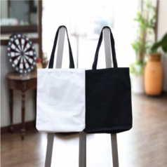 웨빙 포켓 무지 에코백 JH04