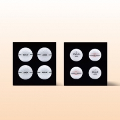 볼빅 엑시아 홀로그램 듀얼코어 4구 골프공