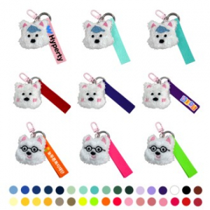 쪼꼬미 인형 네임택 백꾸 가방 이어폰 키링 열쇠고리 네임텍 // 주문 제작