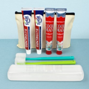 크리오 덴티메이트 치약+쿨맥스민트 치약+크리오 미세모칫솔+휴대용파우치케이스