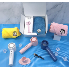 송월스 누피 수건+ 아이스 냉각 선풍기