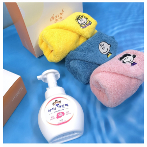 송월 스누피 수건+ 아이깨끗해 손세정제