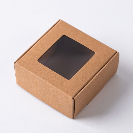 인기박스 투명창 선물상자 크라프트, 가로 6.5-9.5cm #2