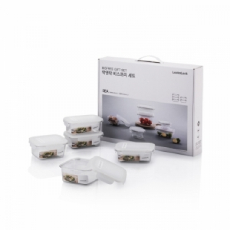 항균 비스프리 테이블탑 밀폐용기 5종 선물세트 #2