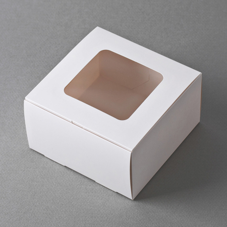 인기박스 투명창 선물상자 화이트, 가로15-18.5cm #2