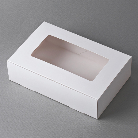 인기박스 투명창 선물상자 화이트, 가로 26-36cm #2