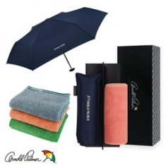 아놀드파마 3단슬림사각검곤 뱀부스포츠타올세트