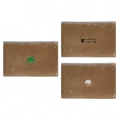 지퍼백, pvc + 부직포, 포장용지퍼백 S 26 x 18