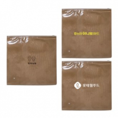 지퍼백 pvc + 부직포 포장용지퍼백 L 30 x 30