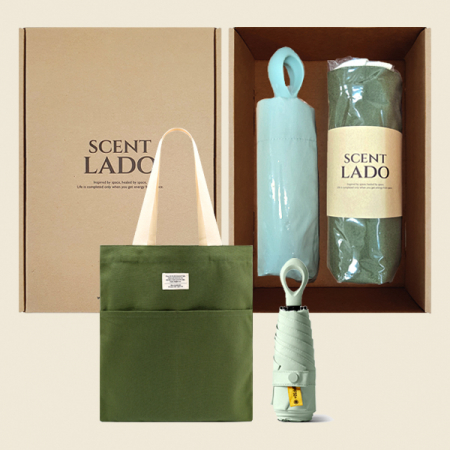 센트라도 멀티고리 5단 양우산 + 에코백 세트 #3