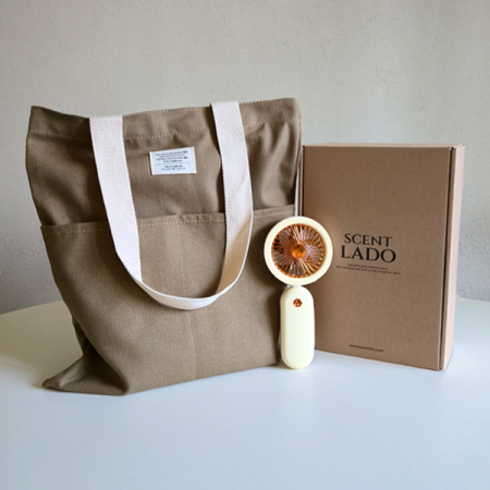 센트라도 포켓 미니선풍기+에코백 세트 #2