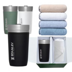 스탠리 고진공 블랙 송월 스누피 리버 선물세트