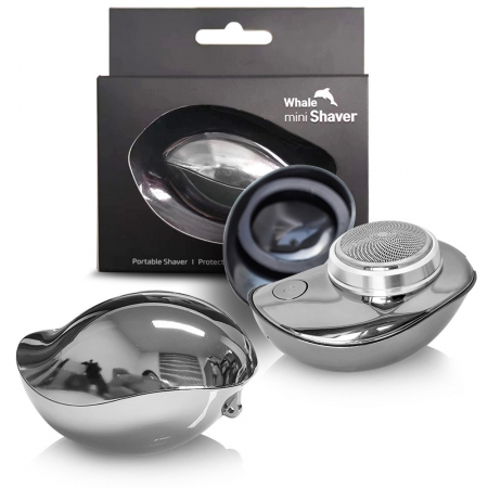 돌고래 면도기 여행 출장 미니 전기 6중날 충전식 면도 WHALE #2