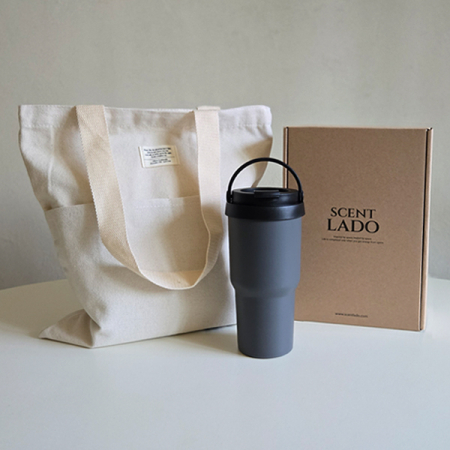 센트라도 에코백+라운드 핸들 텀블러 세트 #3