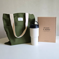 센트라도 에코백+라운드 핸들 텀블러 세트