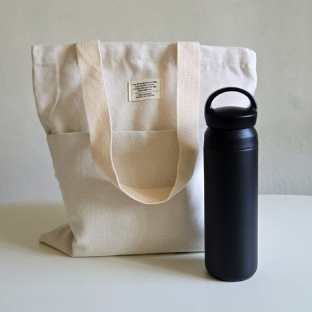 센트라도 에코백 + 포인트 핸들 텀블러 세트 #5