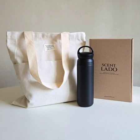 센트라도 에코백 + 포인트 핸들 텀블러 세트 #3