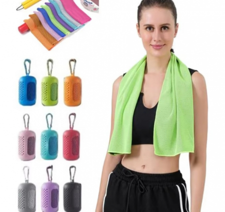 냉감 쿨링 아이스 타올 쿨타올 스포츠타올+사은품 쿨 스카프 쿨타월 수건 운동타올 기념 타올 기념 수건 행사 타올 판촉용 기념품 #2