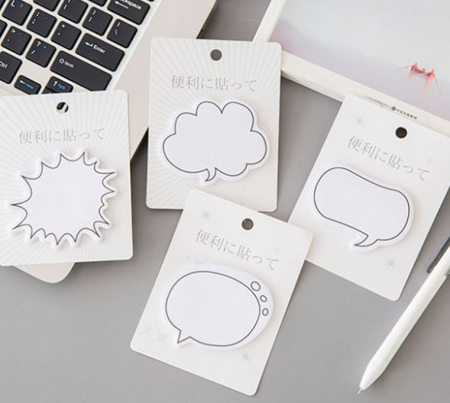 말풍선 점착식 떡메모지 #2