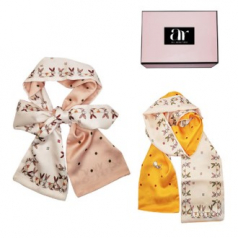 아르 실크스타일 슬림 패션스카프 // 색상 랜덤