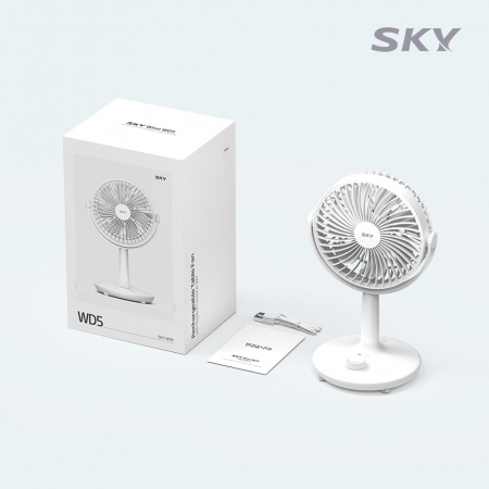 스카이 윈드 WD5 무선 탁상용 선풍기 #7