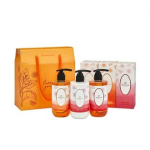 맨도롱제주 핸드워시300ml 1ea/ 바디워시300ml 1ea/ 바디로션300ml 1ea/ 단박스포함 바디세트1호