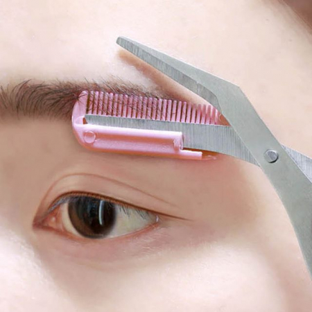 눈썹가위 숱정리 빗달린 셀프 미용 칼 다듬기 #2