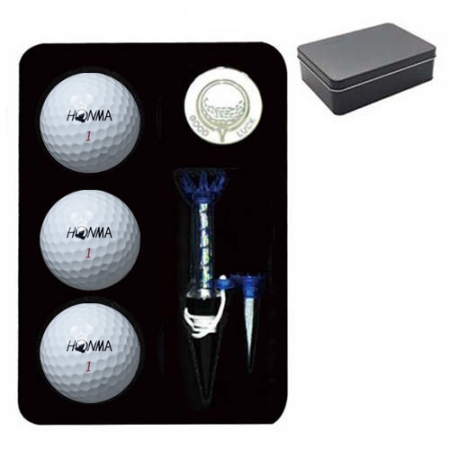 혼마 3피스 TW 3구 볼마커 자석티 틴케이스세트 #2