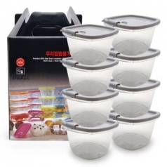 우리집밥용기 스탠다드 4호 500ml 8개