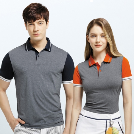 매직 스판덱스 쿨론 배색 카라 반팔 긴팔 티셔츠 #2