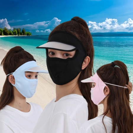 햇빛 차단 썬캡 마스크 자외선 야외용 보호 캡 등산 캠핑 낚시 #2