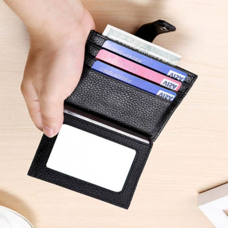 소가죽 명함 카드 지갑 고퀄 깔끔한 디자인 선물용 #2