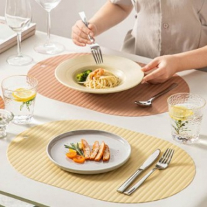 방수 식탁 테이블매트 감성 홈파티 북유럽 타원 받침