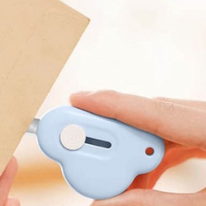 언박싱칼 커터 사무용 문구용 안전한 커팅 구름모양