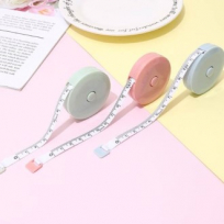 귀여운 미니 파스텔 인치 센치 겸용 줄자 휴대용