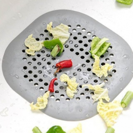 배수구 머리카락 이물질 음식물 걸러내는 부착식 덮개 #2