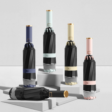 카레나 10K 거꾸로 원터치 3단 완자동 양우산 (이중살대/UV 자외선 차단) #3