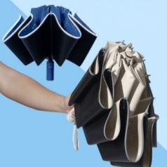 10k 튼튼 거꾸로 우산 자동 3단 양우산 자외선차단 암막 양우산 선물 심플 행사품 사은품