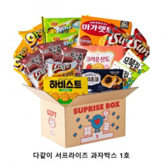 위크앤드 다같이 서프라이즈 과자박스 1호 간식세트