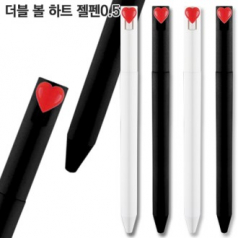 더블 볼 하트젤펜