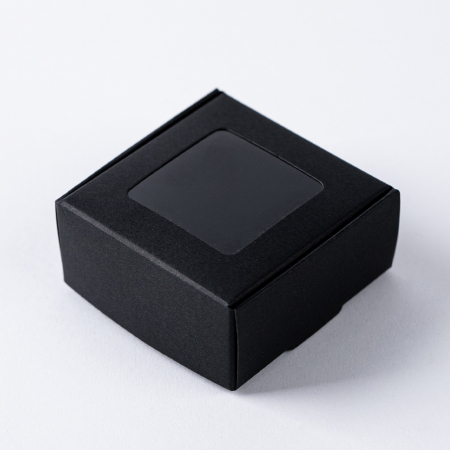 인기박스 투명창 선물상자 블랙, 가로6.5-9.5cm #2