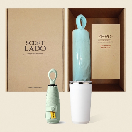 센트라도 멀티고리 5단 양우산+로하스텀블러 세트 #4