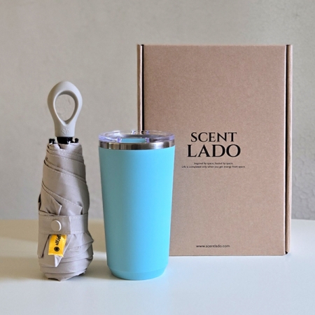 센트라도 멀티고리 5단 양우산+로하스텀블러 세트 #3