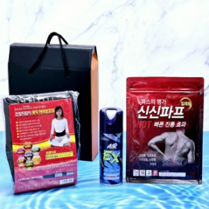 신신파프 신신제약 신신파스 5매+뿌리는 에어파스+자석 허리 보호대
