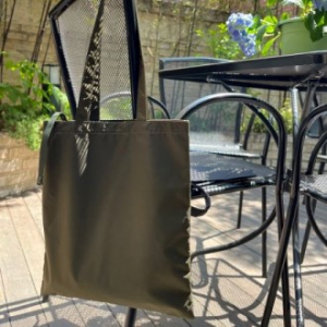 카키&블랙 방수에코백