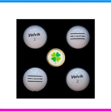 볼빅 플라이온 4구 볼마커세트 (3pc) 볼빅 골프공 4구세트 골프공 4구세트 #2