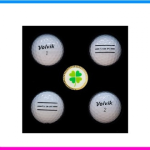 볼빅 플라이온 4구 볼마커세트 (3pc) 볼빅 골프공 4구세트 골프공 4구세트
