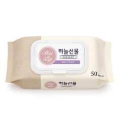하늘선물 휴대용 물티슈 50매