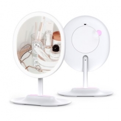 코비 LED 조명거울 화장거울 메이크업 화장대 스탠드 탁상 거울 후면 5배 확대경 OLZ1000