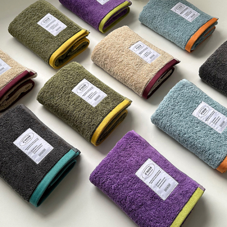 AREUM 아름 40수 코마사 호텔수건 2매 선물세트(크라프트) #3